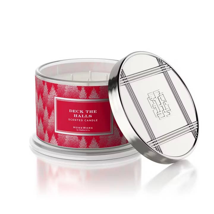 HOMEWORX 4 lont geurkaars 510g DECK THE HALLS voor wholesale door Candle Warmers Etc. Duftlampen & Kerzen