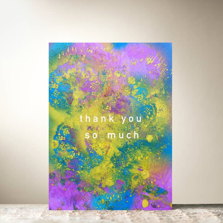 "Thank You So Much" by Mary for wholesale by HomeLess Made