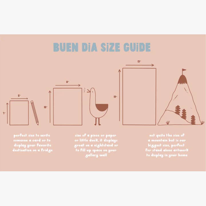 Buen Dia - Wholesale Art Print - FORMULA 11