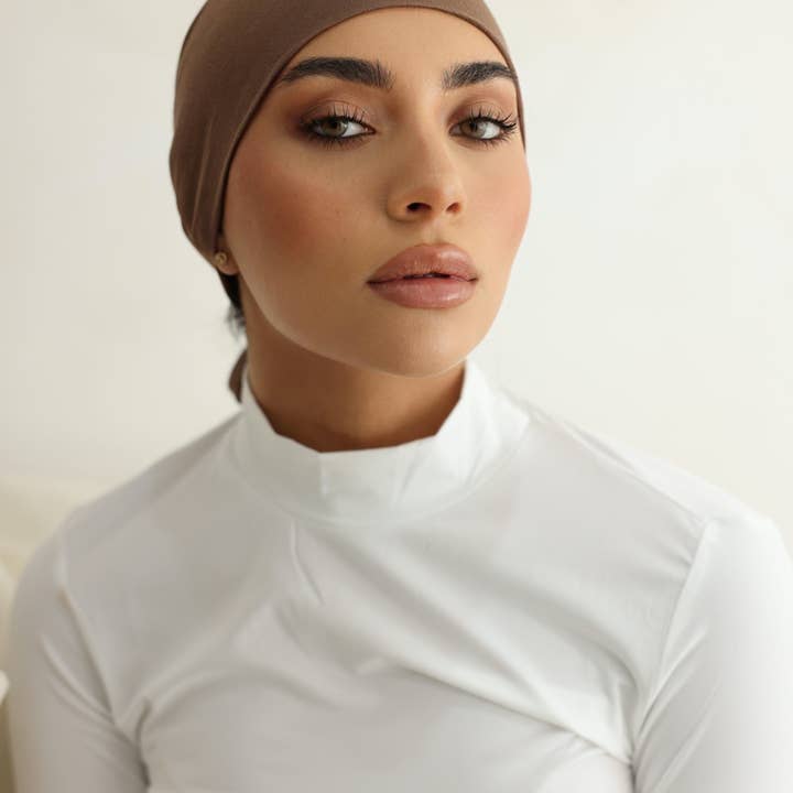 Mod Squad - Wholesale Hijab - Women's - MODAL UNDERCAP - Latte2