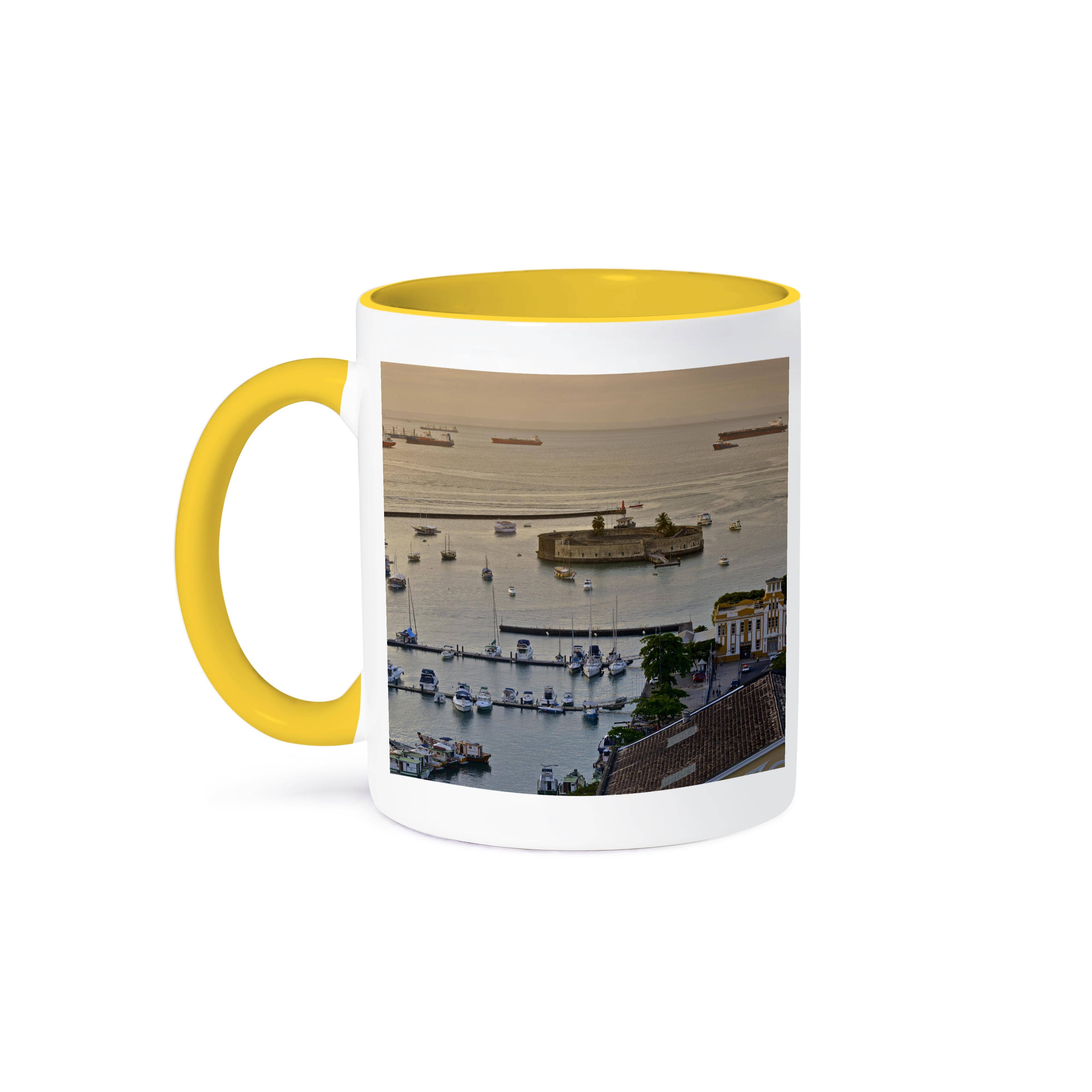3dRose - Wholesale Coffee Mug - 3dRose, Mercado Modelo and a view of Salvador de Bahia Harbor., Mug0