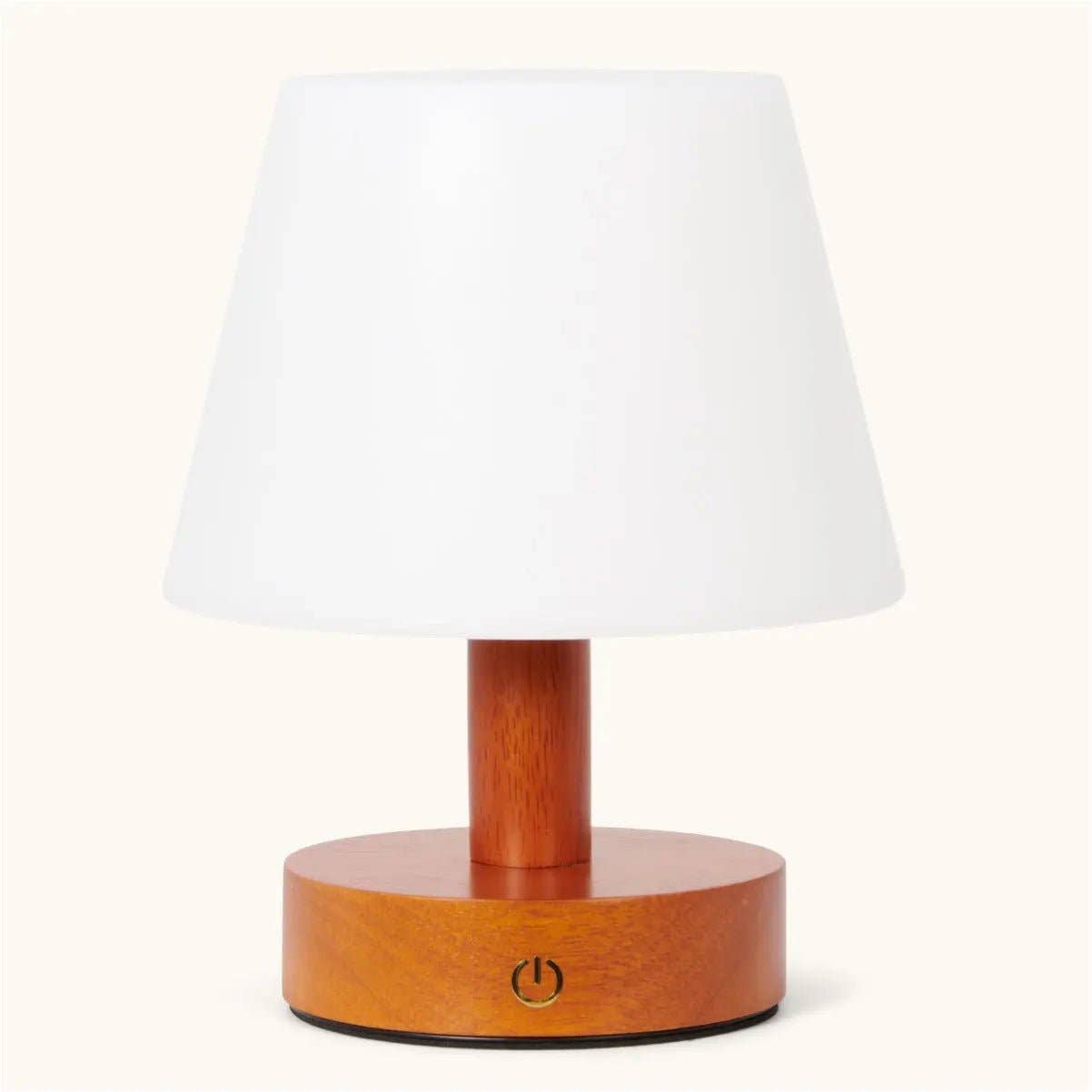 Tavellio - Wholesale Accent/Desk Lamp - Teddy Chestnut Brown Wooden Rechargeable Table Lamp | Dimmable, Cordless & 3 Light Modes18