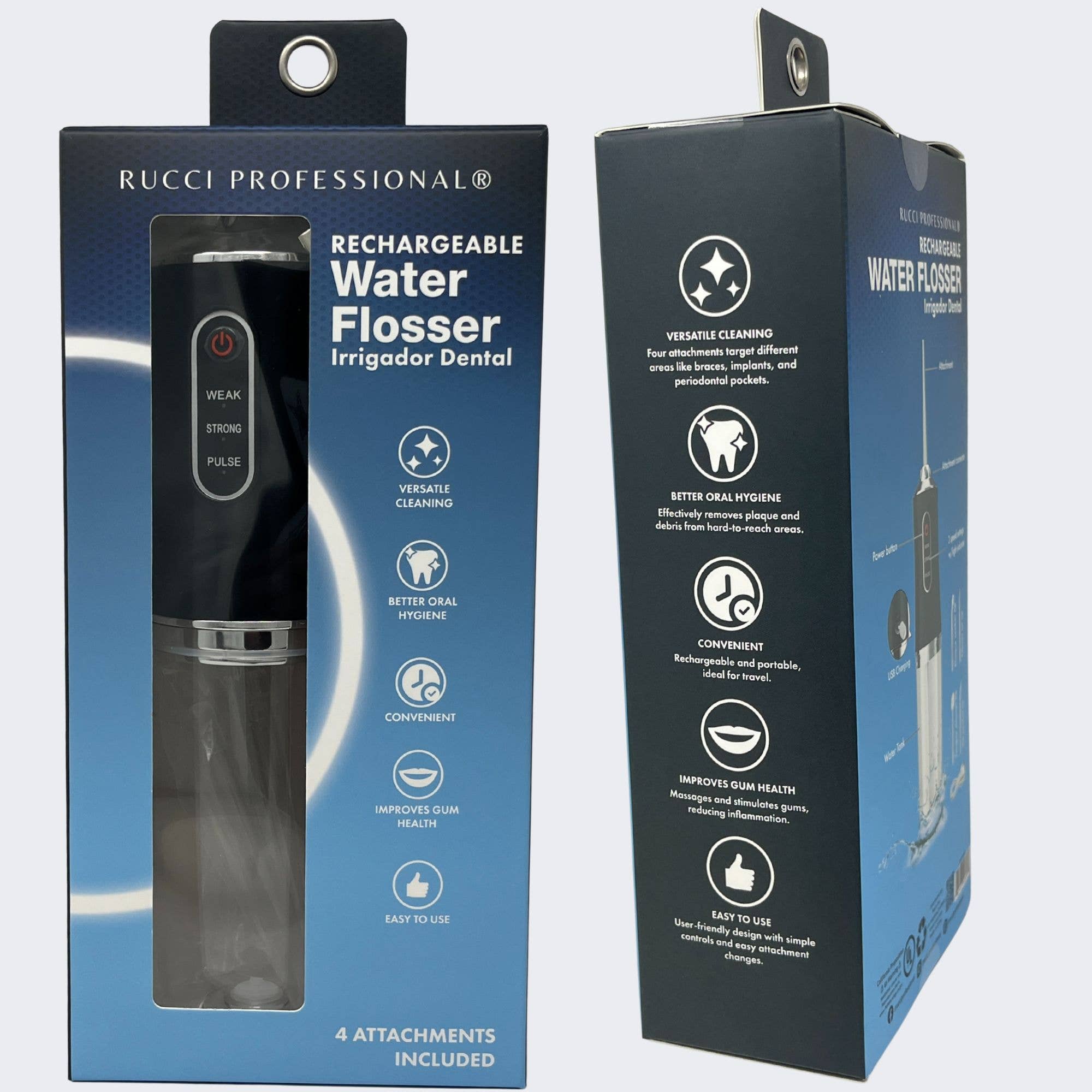 Rucci Professional - Wholesale Oral Care Set - TB111/B Rucci Professional Rechargable Water Flosser4