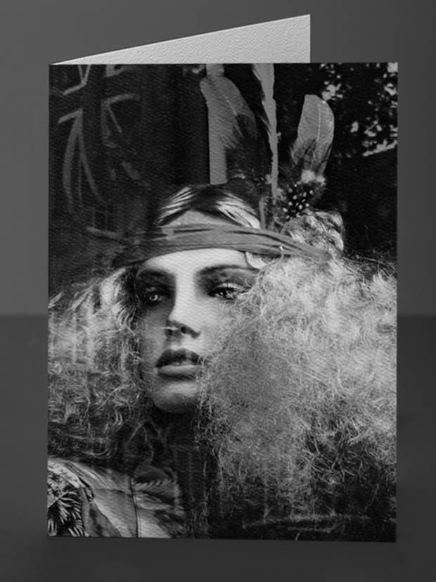 London / Ansigter i Vinduer 030-52-2 / Hilsen Kort for engroshandel hos Eliot Siegel & The British Art Gallery