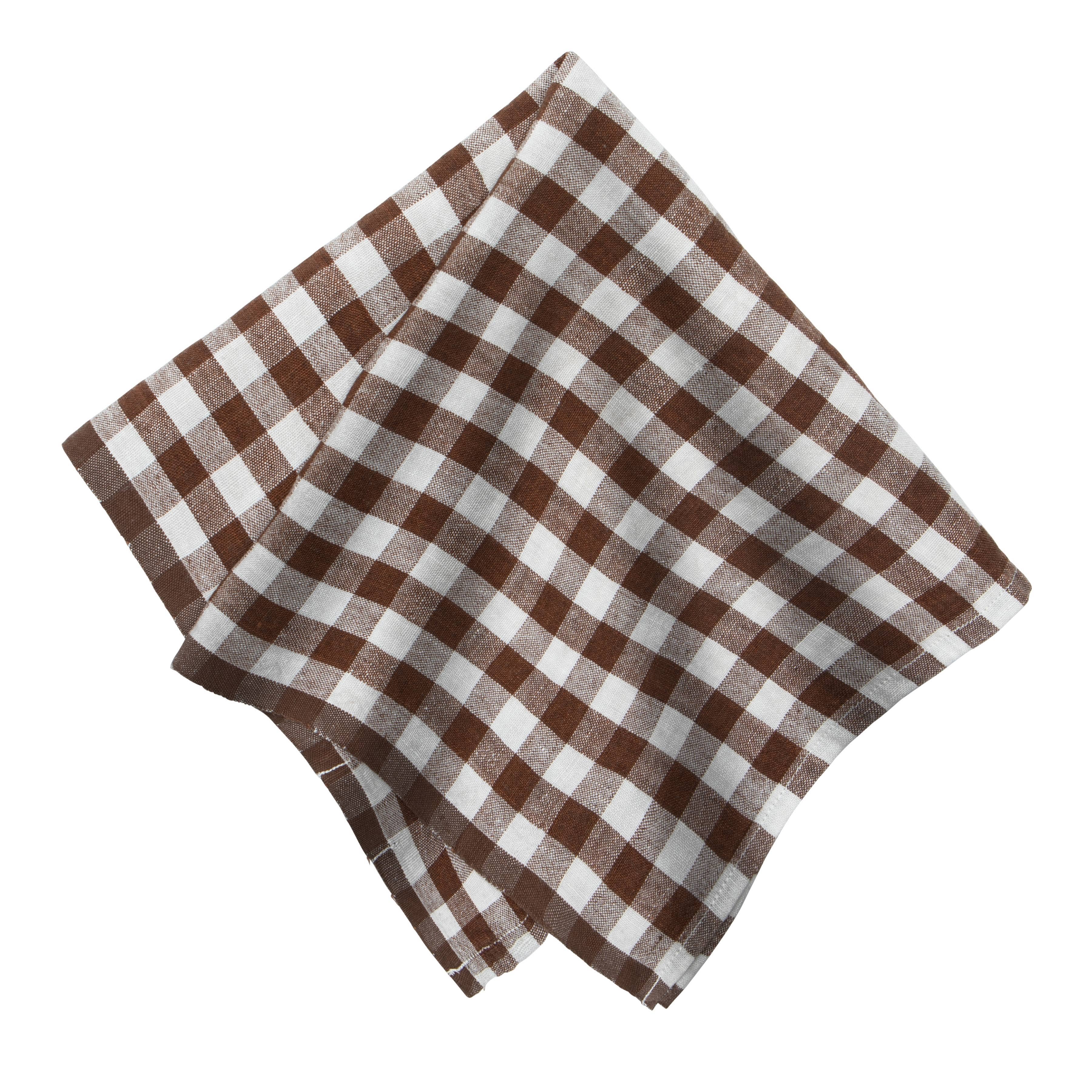 Caravan Home - Wholesale Dinner & Cloth Napkin - Picnic Napkin 20x20 - Walnut - Set of 41