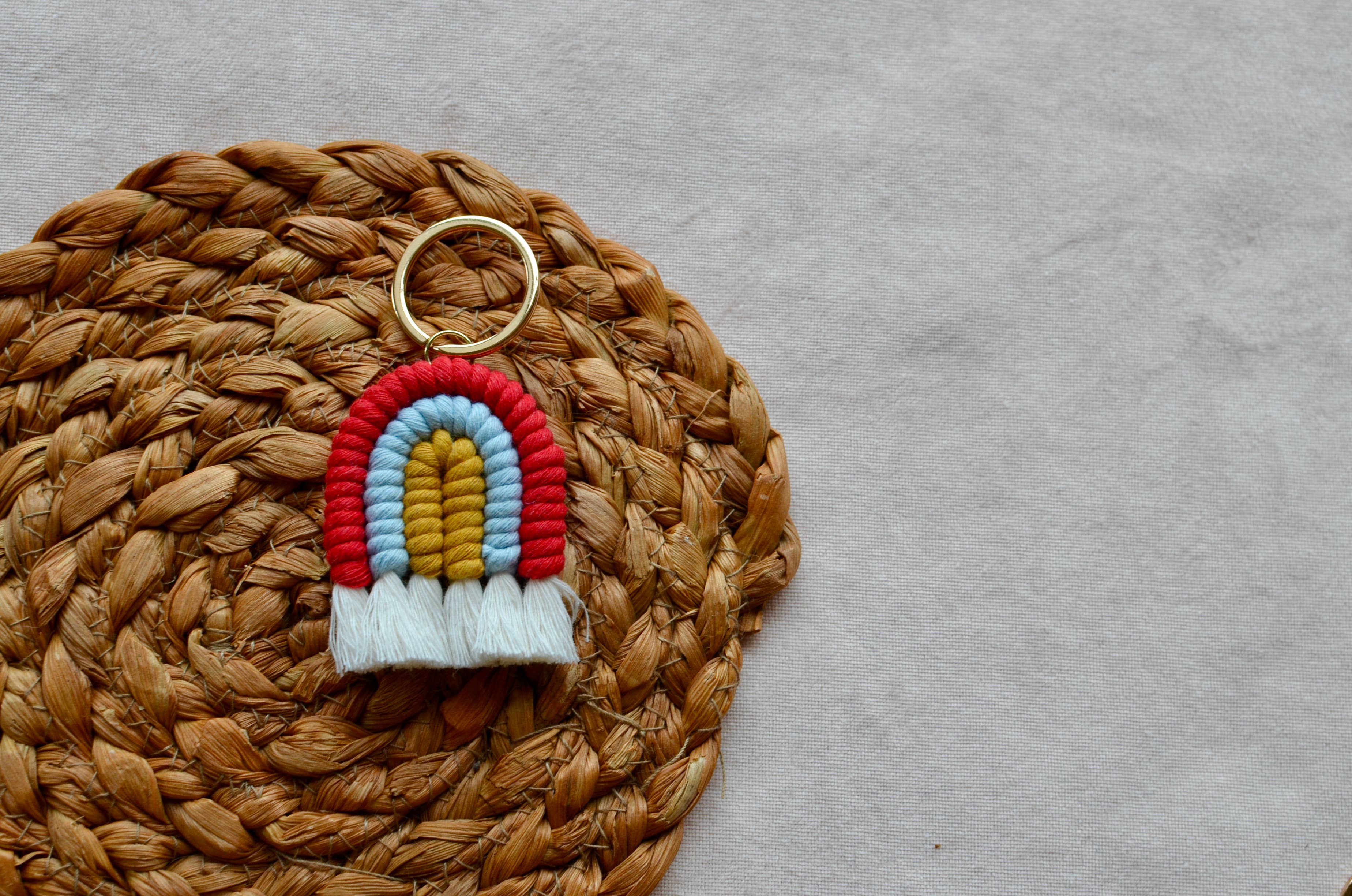 The Twistery – wholesale Keychain – Women's – Rainbow Keychain- Ring1