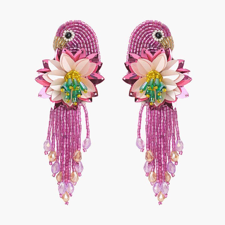 America & Beyond - Vendita all'ingrosso Orecchini pendenti - Orecchini Rosa Chirp0