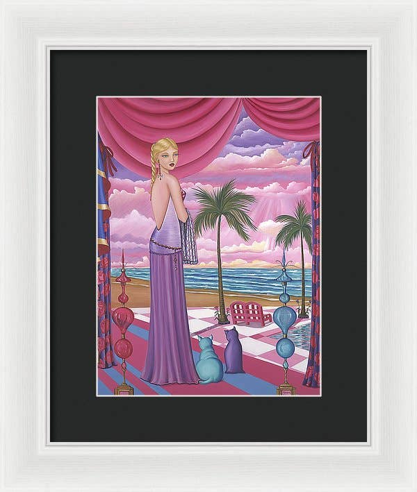 Sharon Tatem Fashion LLC - Wholesale Art Print - Melissa - Framed Print11