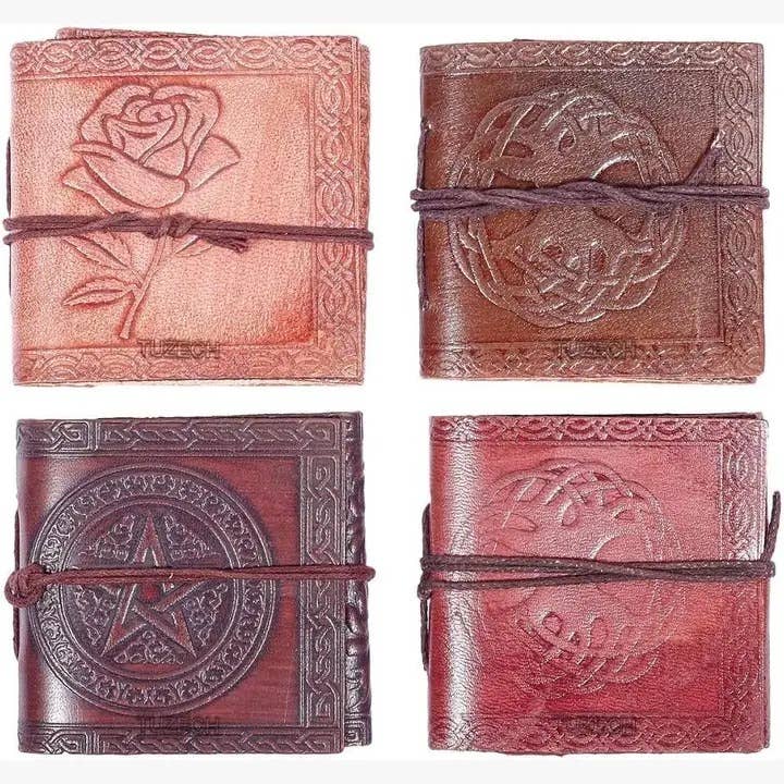 Tuzech Leather - Vendita all'ingrosso Diari/agende - Mini diario compatto in pelle vintage fatto a mano10