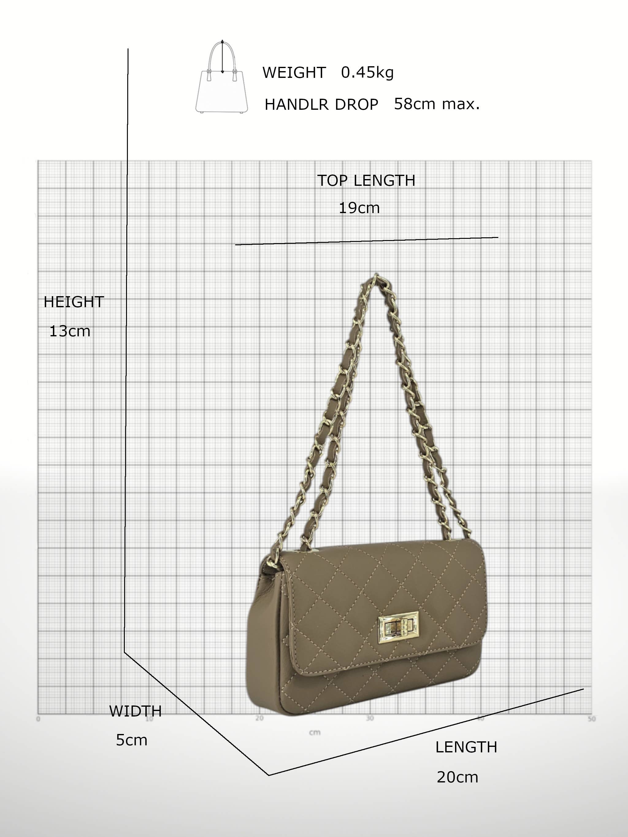 ITALIAN'S LEATHER - Wholesale Clutch Bag - Women's - Gabriella Napa Leather Bag 22190427