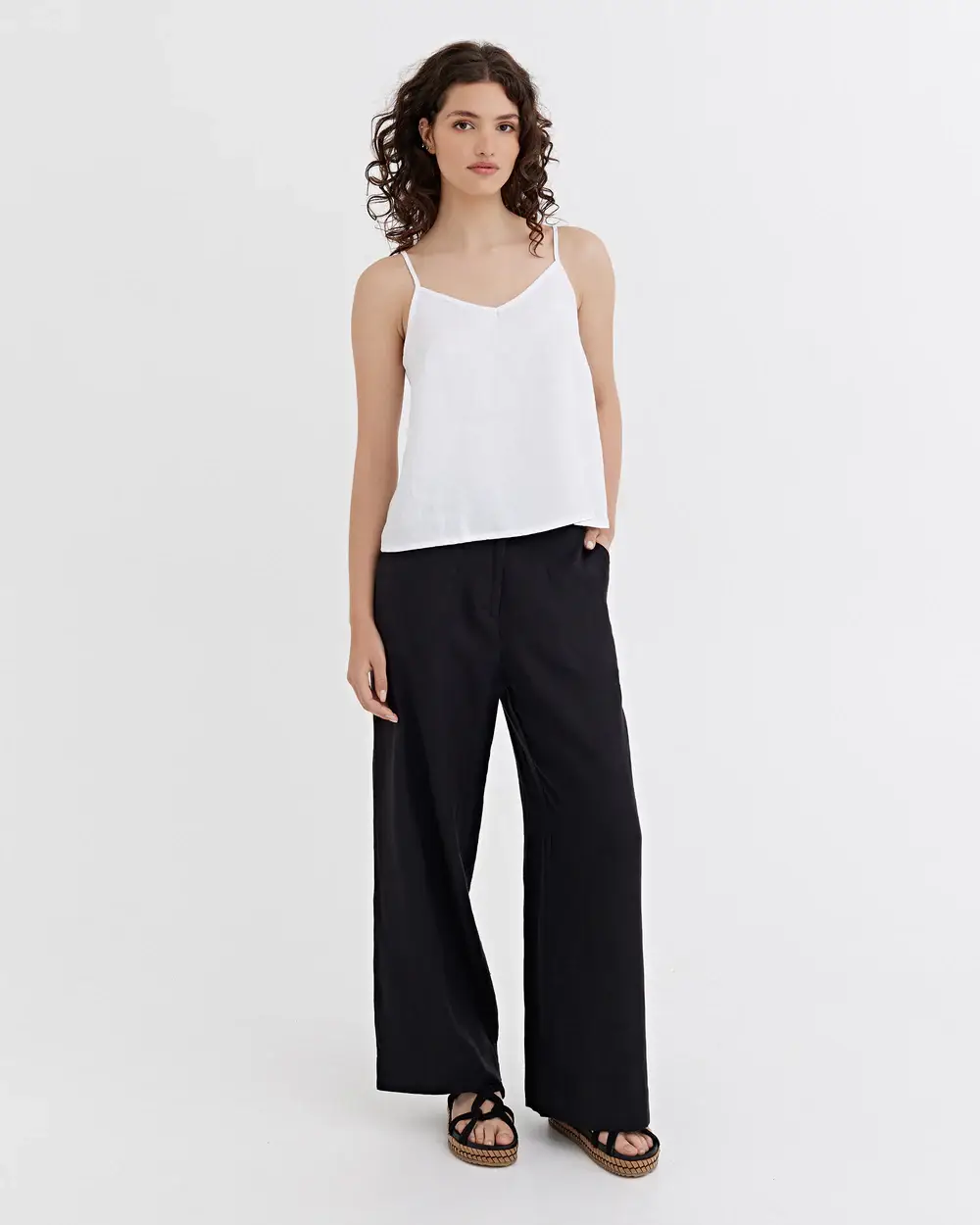 MagicLinen (We handle U.S. import procedures for you) - Wholesale Pants - Women's - Wide linen pants Banff1