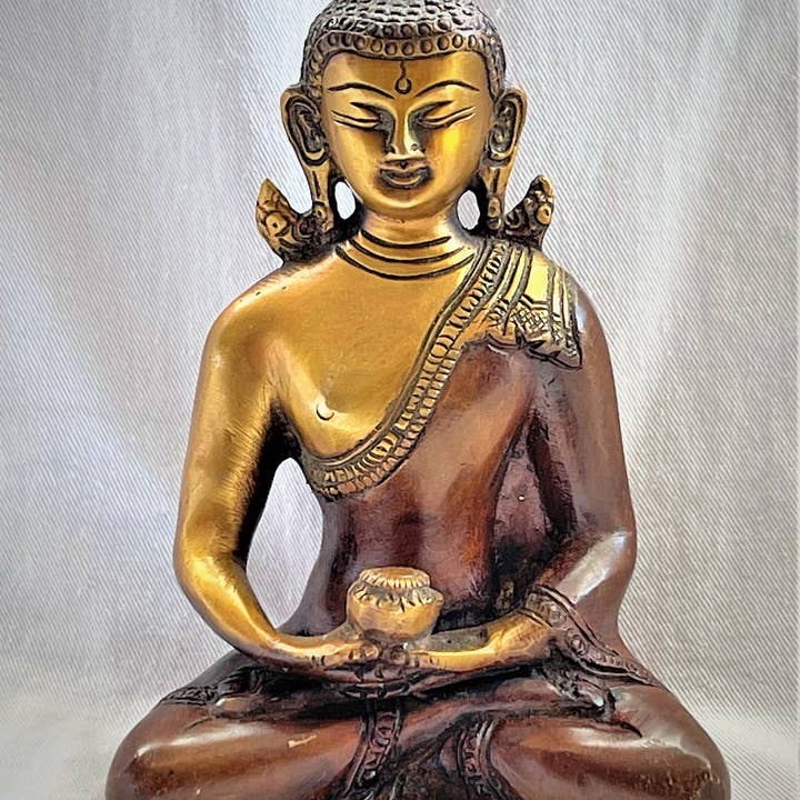Sittande Amitabh medicin Buddha i Meditation Pose för wholesale av OMSutra