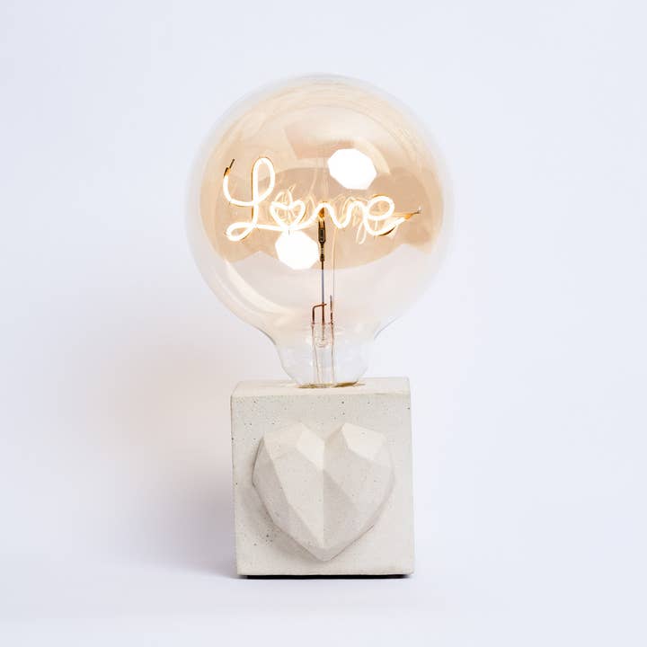 Lampada Love - Cemento beige per la vendita all'ingrosso da parte di Junny
