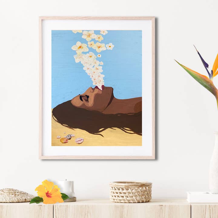 Imprimé Beach Daze Matted pour la vente par Paradise Now Hawaiʻi