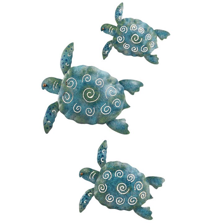 Regal Art & Gift - Wholesale Wall Accent - Sea Turtle Wall Decor Set/3
