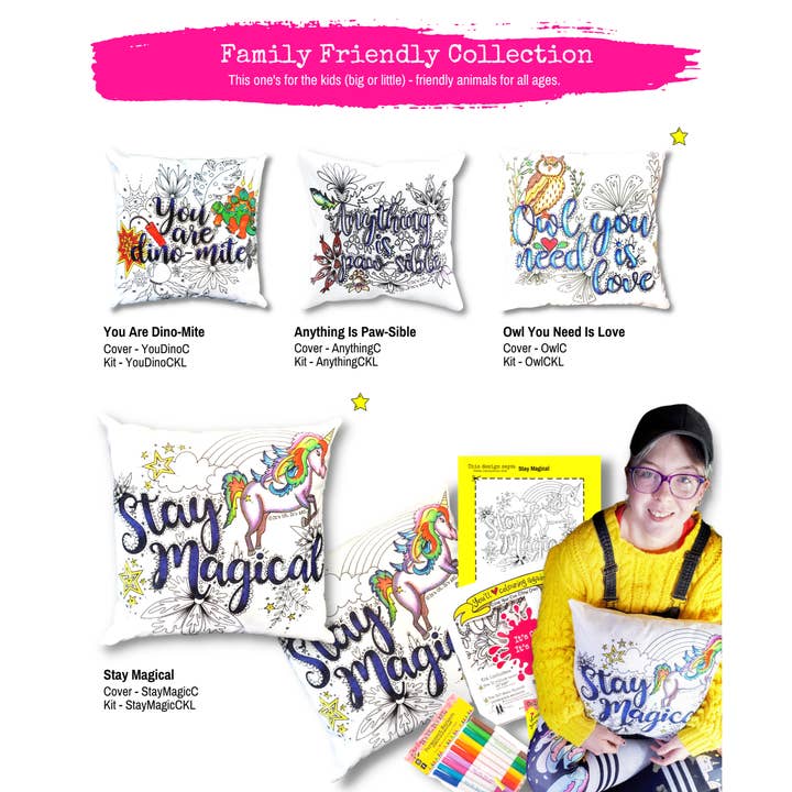 Top 10 Kids: Family Friendly Pack for wholesale by It's OK. It's ART.
