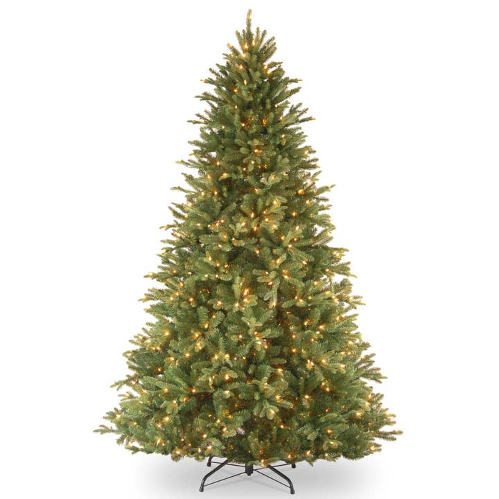 7.5 ft. Pre-Lit Tiffany Fir Tree with Dual Color LED Lights, Plug-In for wholesale by National Tree Company