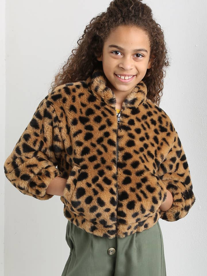 ANGIE - Wholesale Jacket - Kids - KJA67-LEO