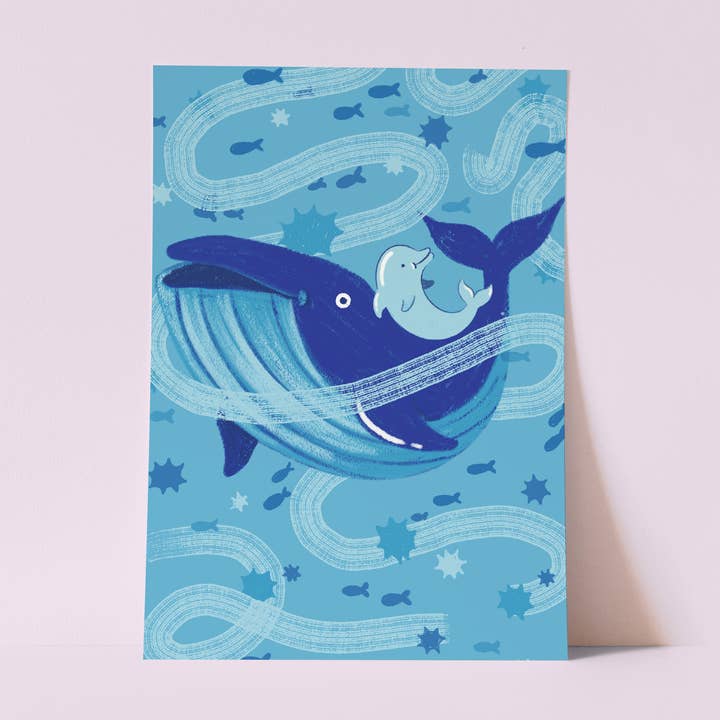 Ocean Friends Print for wholesale by Salad Days