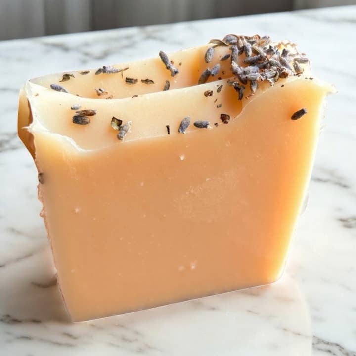 Lavender Goat Milk Soap for wholesale by Ollie Skincare