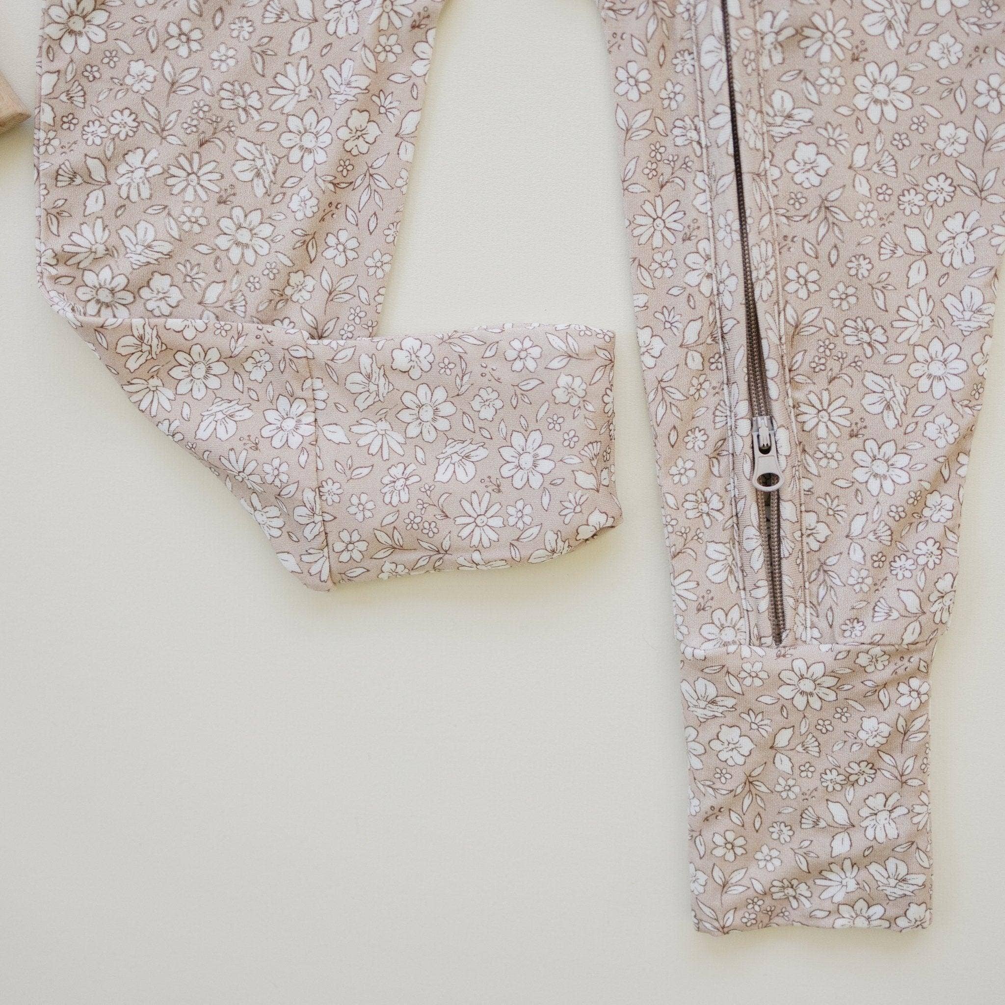 Little Joy Co. - Wholesale Sleepsuit - Baby - Dainty Ditsy Bamboo Zippy Romper8