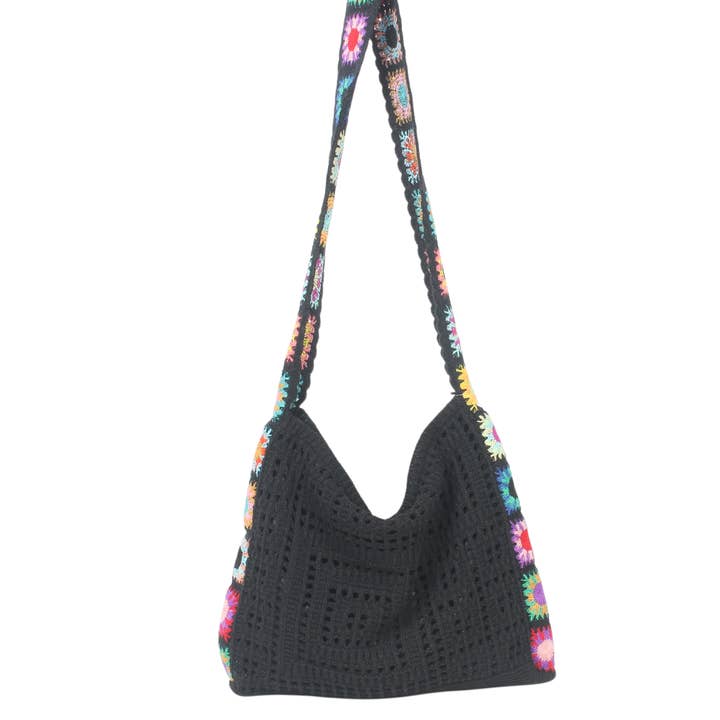 CROSSBODY BAG, FLOWER DETAIL. for wholesale by MIA LAROUGE