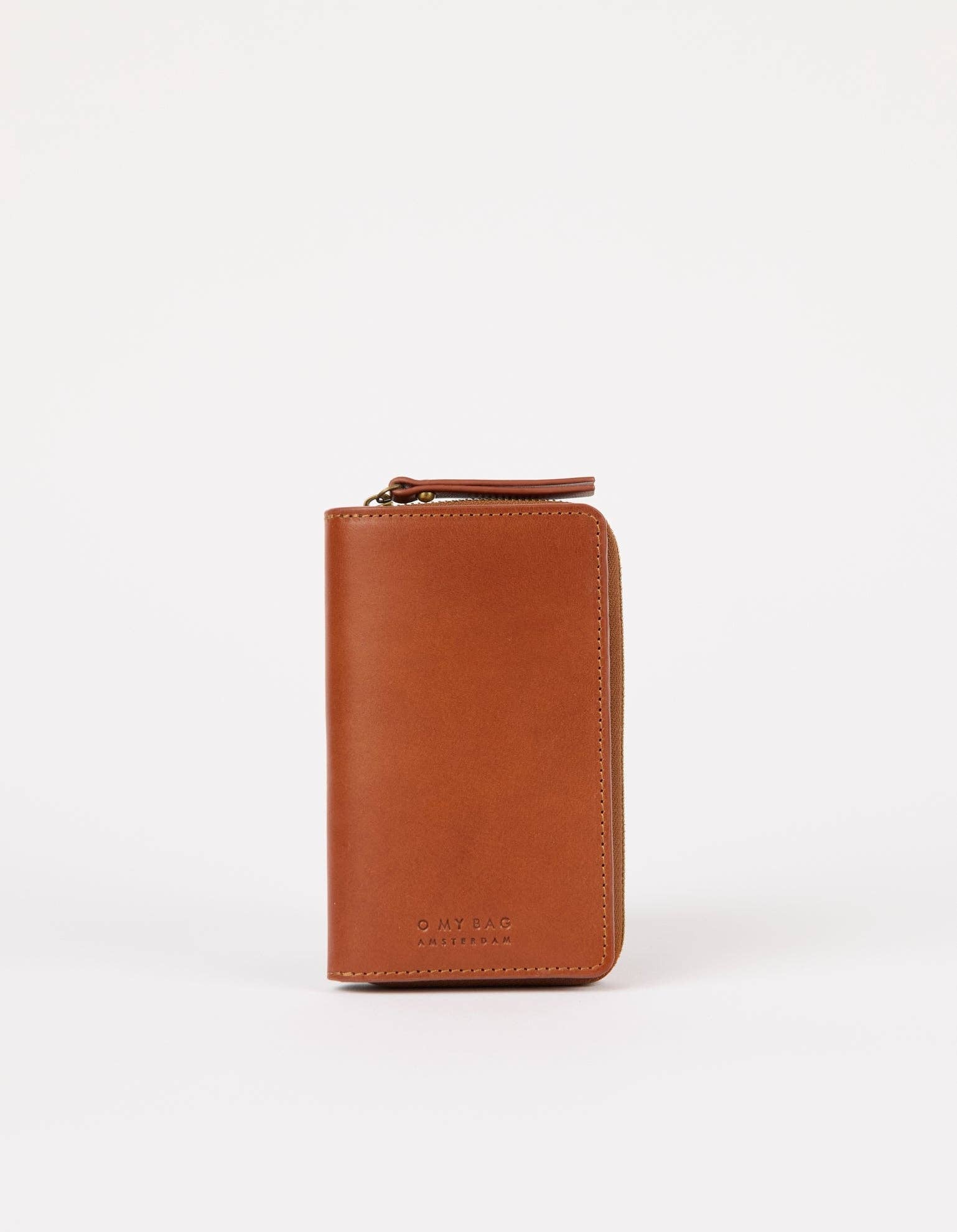 O My Bag - Wholesale Wallet - Women's - Jett Wallet - Cognac Classic Leather0