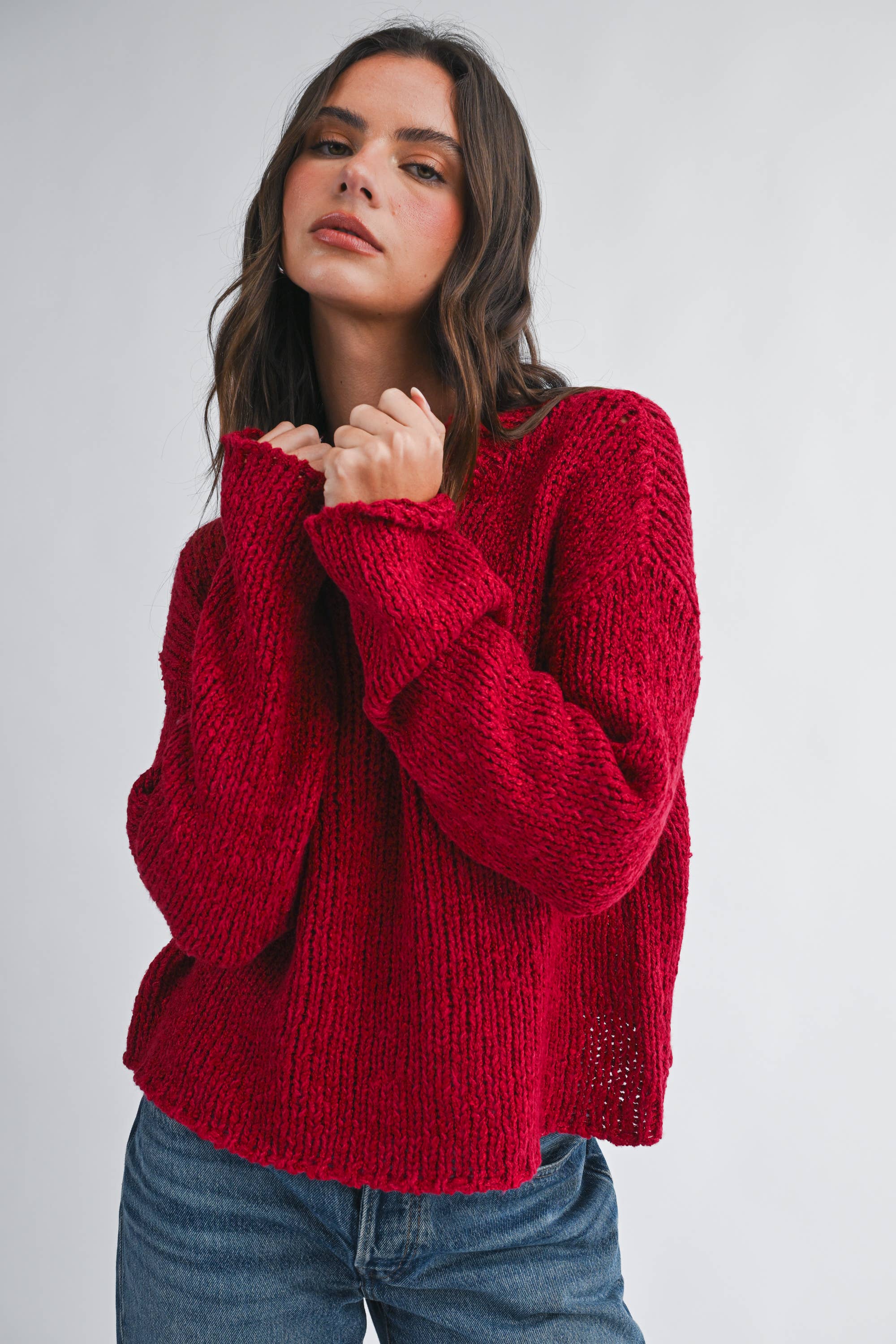 AEMI + CO - Wholesale Knit Sweater - Women's - 3108CK Irma Sweater 637