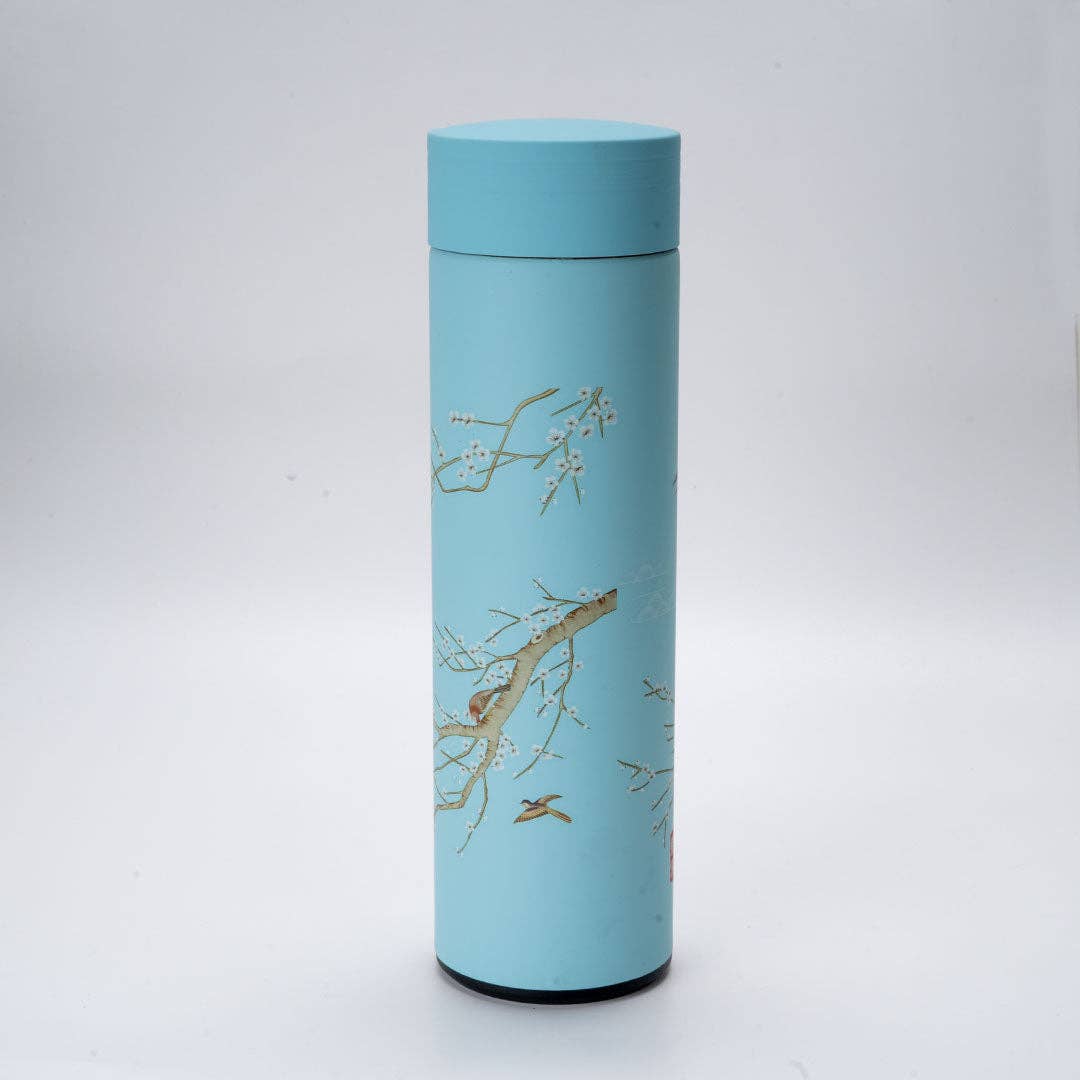 Urban Tokyo - Vendita all'ingrosso Fiaschette - Thermos in acciaio inossidabile isolato sottovuoto da 17oz Fiore di Prugno (1/50)2