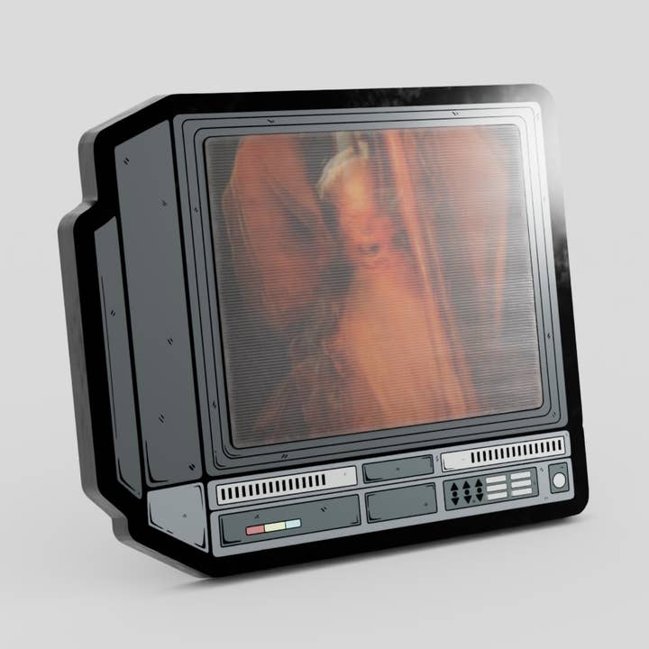 Épingle émaillée CRTV lenticulaire Gandalf "Vous ne passerez pas" 2,5" pour la vente par GoopyGoblins