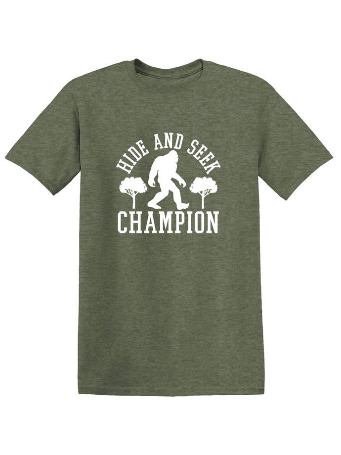 Feelin Good Tees - Wholesale Screen Printed T-Shirt - Unisex - Bigfoot - Hide And Seek Champion16
