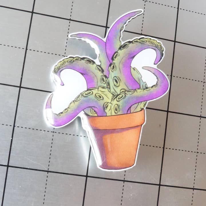 Goblin Grimm Gifts - Wholesale Lapel Pin/Button - Monster Plant Enamel Pin0