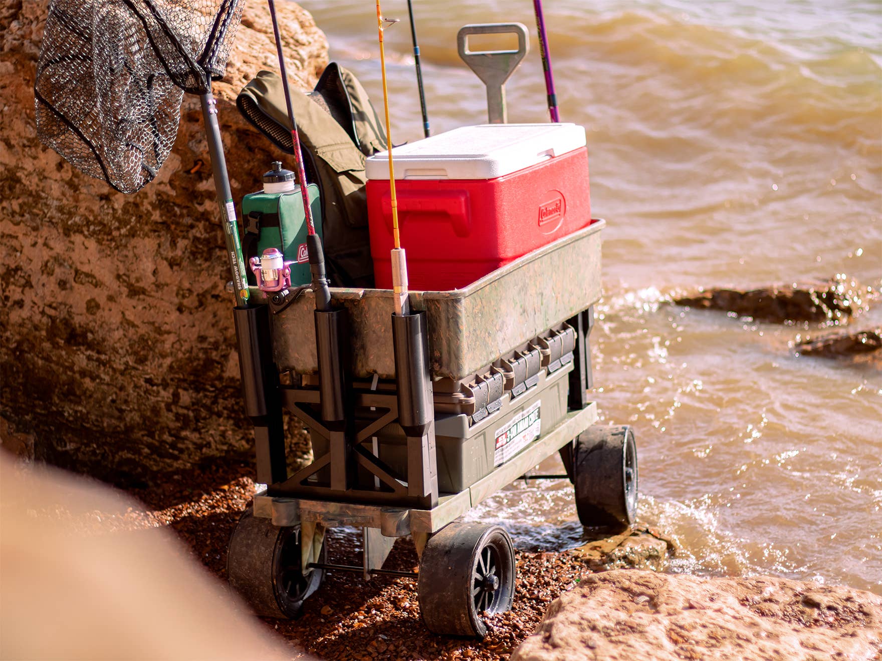 Mighty Max Cart - Wholesale Sporting Accessories - Camo Outdoor Recreational Folding Wagon6