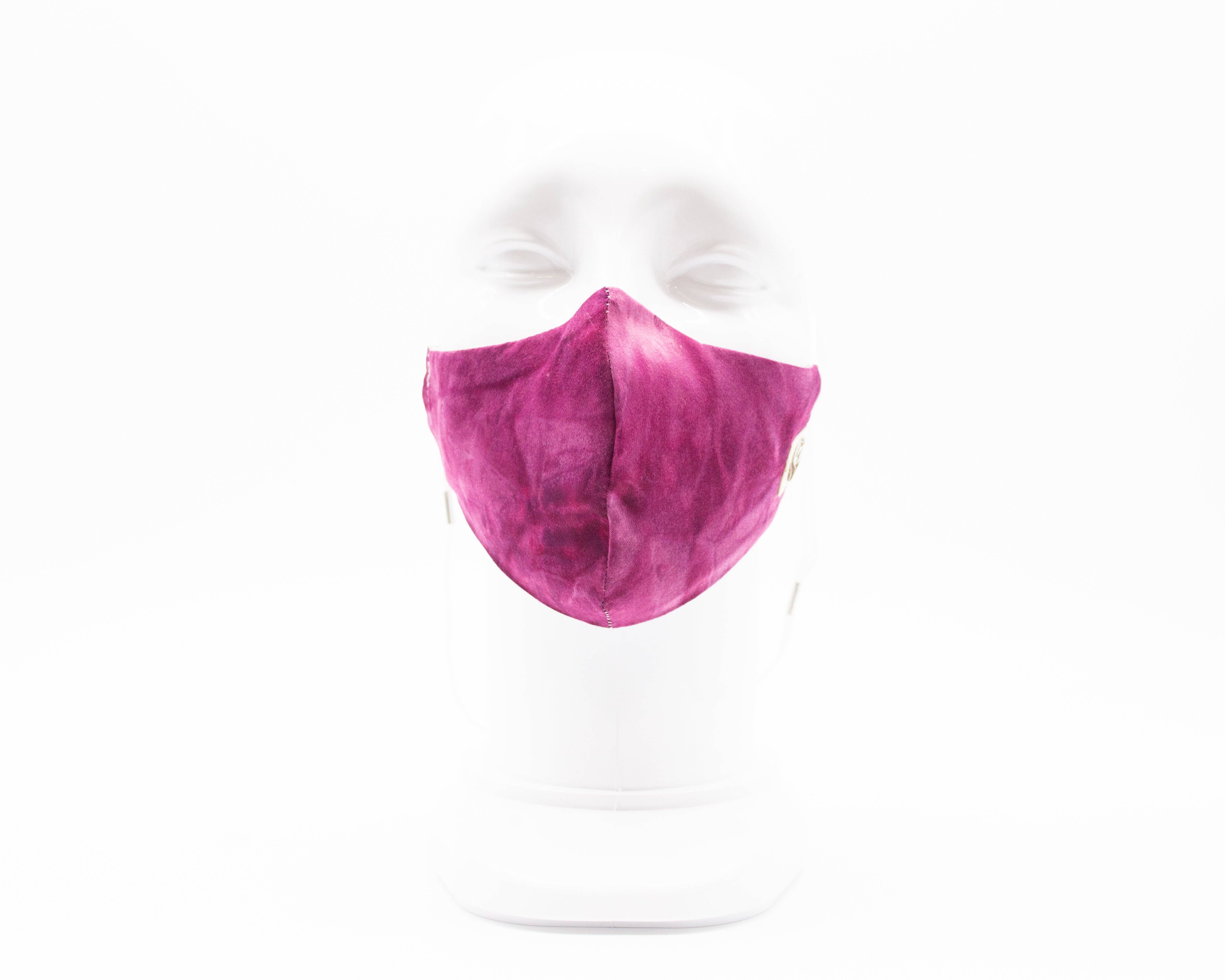 Maskdanna by Califortunate - Wholesale Non-Medical Disposable Mask - MVSK SILKY TIE DYE GRAPE0