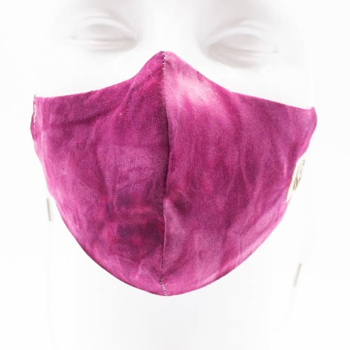 Maskdanna by Califortunate - Wholesale Non-Medical Disposable Mask - MVSK SILKY TIE DYE GRAPE0