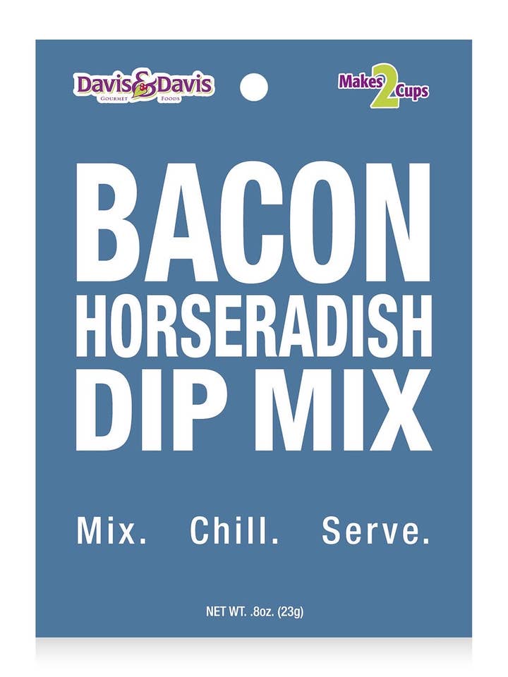 Bacon Horseradish Dip Mix for wholesale by Davis & Davis Gourmet Foods
