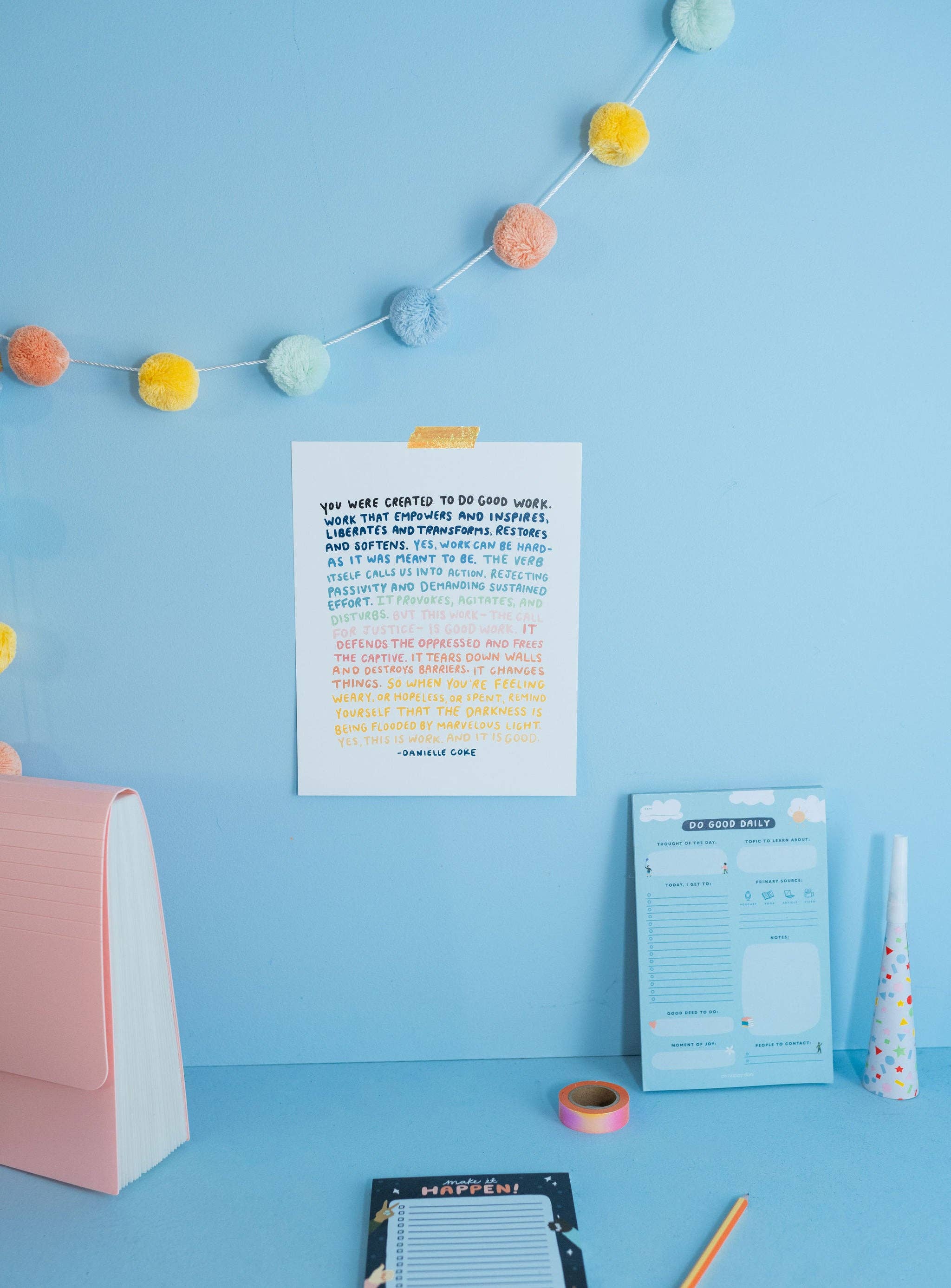 Oh Happy Dani - Wholesale Art Print - Good Work Print1