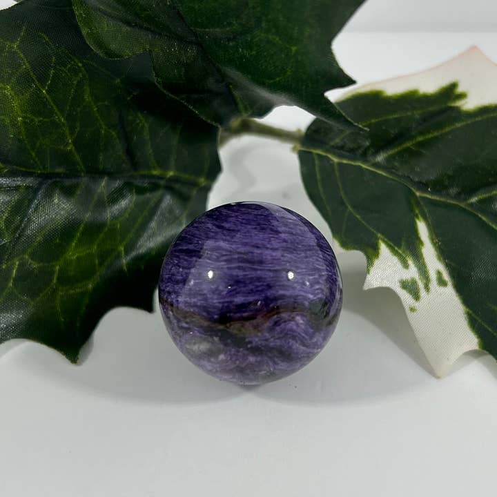 Quasar Gems USA - Wholesale Spiritual Stone/Crystal - Charoite Spheres 3cm4