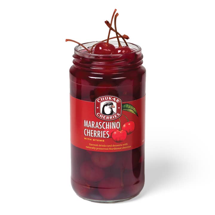 Chukar Cherry Company - Wholesale Fruit Snacks - 13.5 oz Maraschino Cherries - All Natural