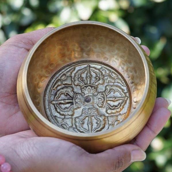 Himalayas Shop - Wholesale Meditation supplies - Vajra Symbol Singing Bowl for Positivity0