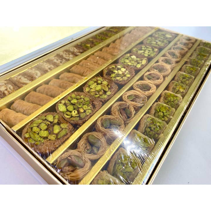 Aladdin - Wholesale Koekje - Zaitoune premium mix baklava met honing (500 gram | 1,1 lb)3