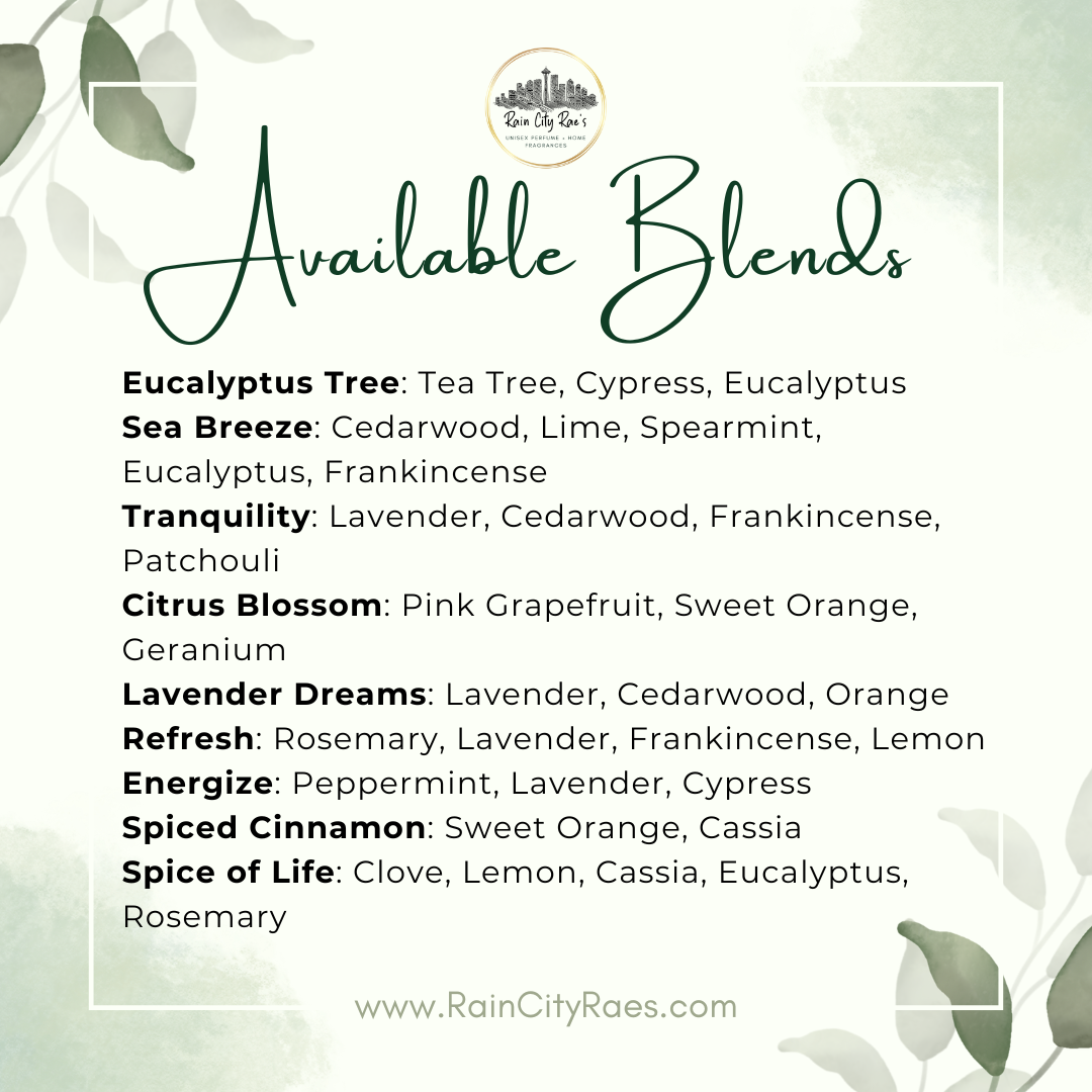 Rain City Rae's - Wholesale Essential Oil - Undiluted Pure Essential Oil Blends 15 ml / .5 oz + Dropper2