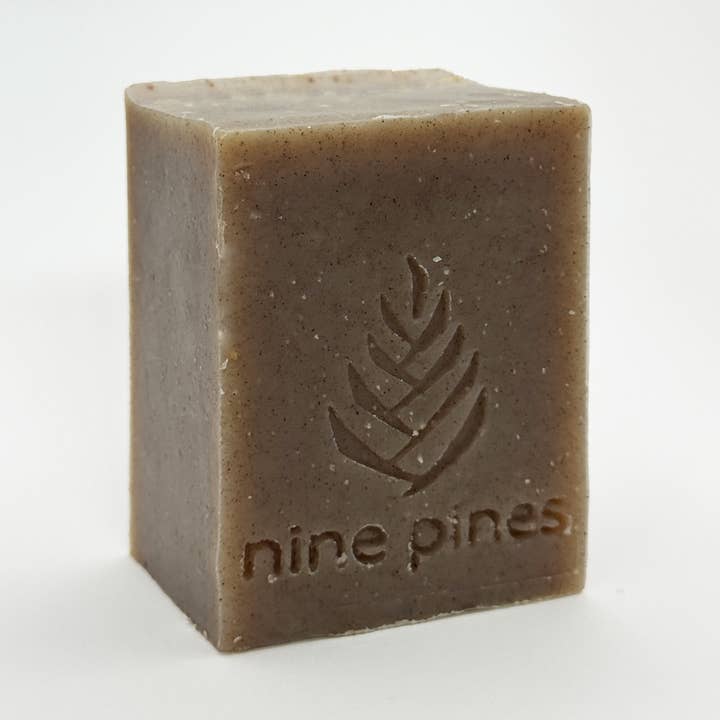 Natural Body Bar Soap | Patchouli Cedar & Rosehips (6oz) for wholesale by nine pines