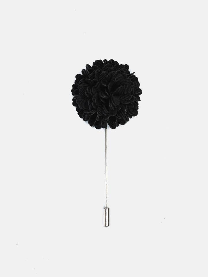Assorted Satin Floral Lapel Pin for wholesale by Curated Basics