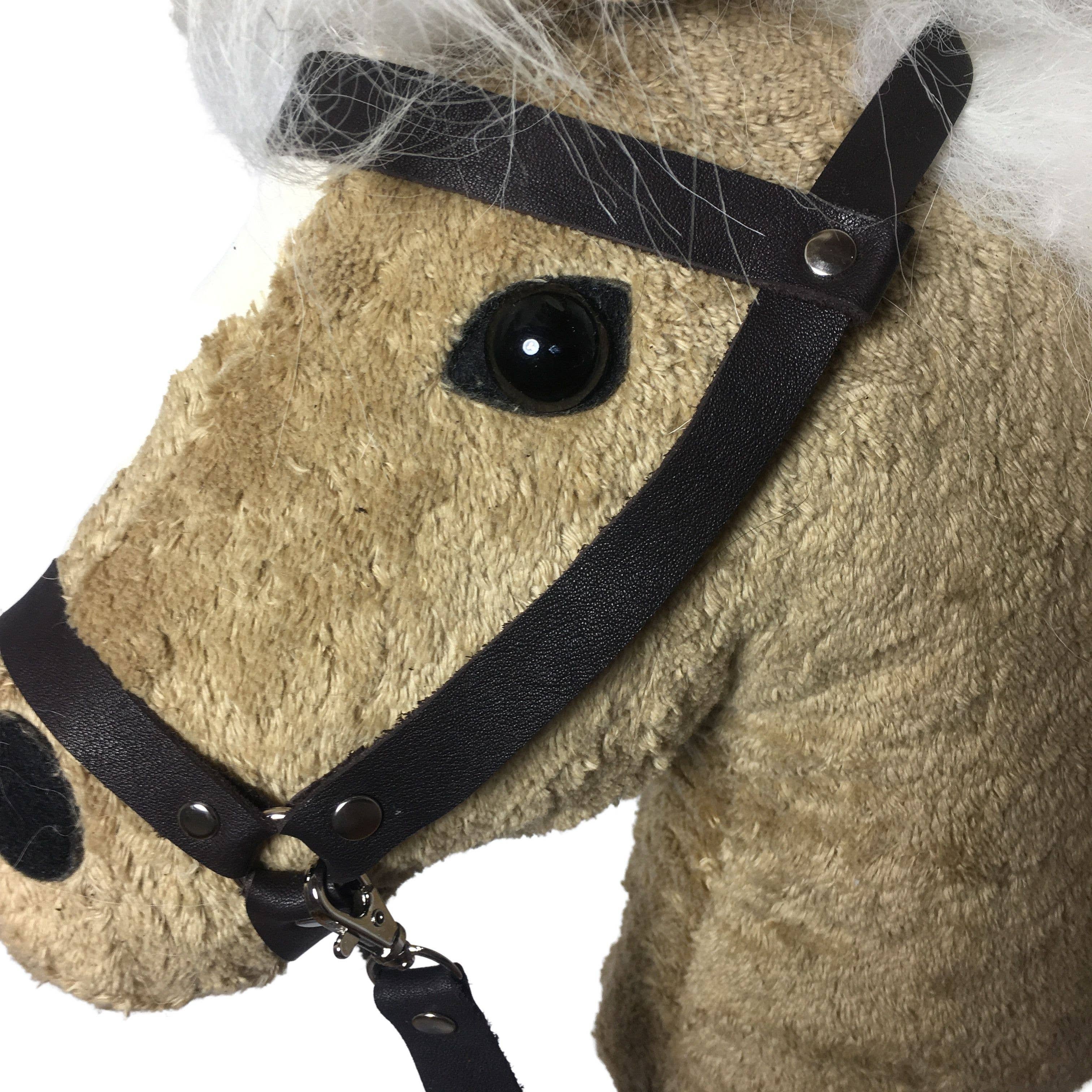 Pat & Patty - Wholesale Stuffed/Plush Toy - Kids & Baby - Organic eco children's hobby horse “cinnamon star” /STEBW-1001