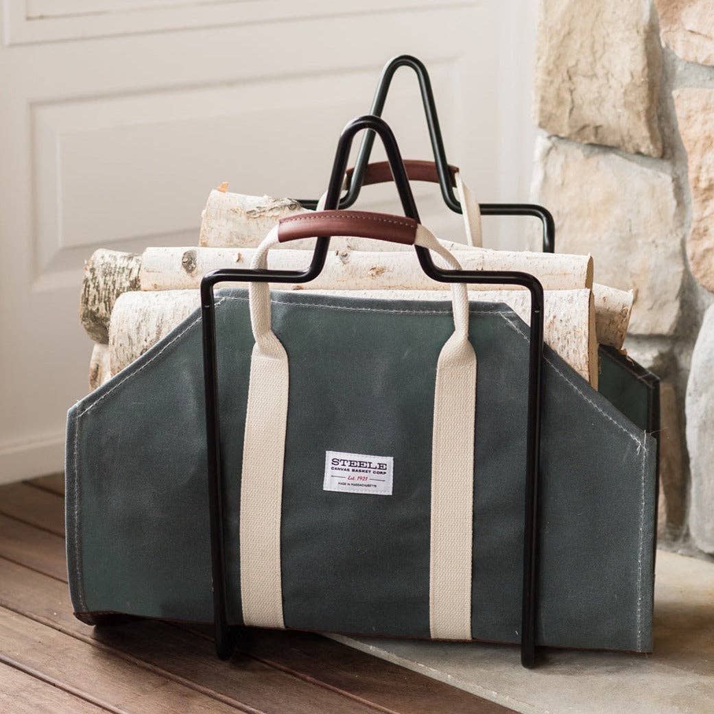 Steele Canvas Basket Corp. - Wholesale Fire Pit - Steele Log Carrier2