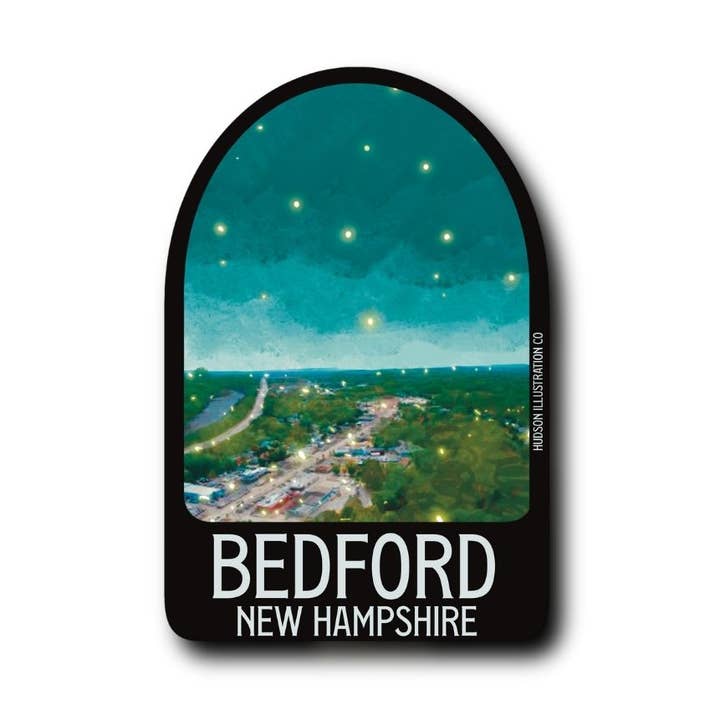 Bedford New Hampshire Sticker/Magnet/Print/Postcard for wholesale by About Town Co