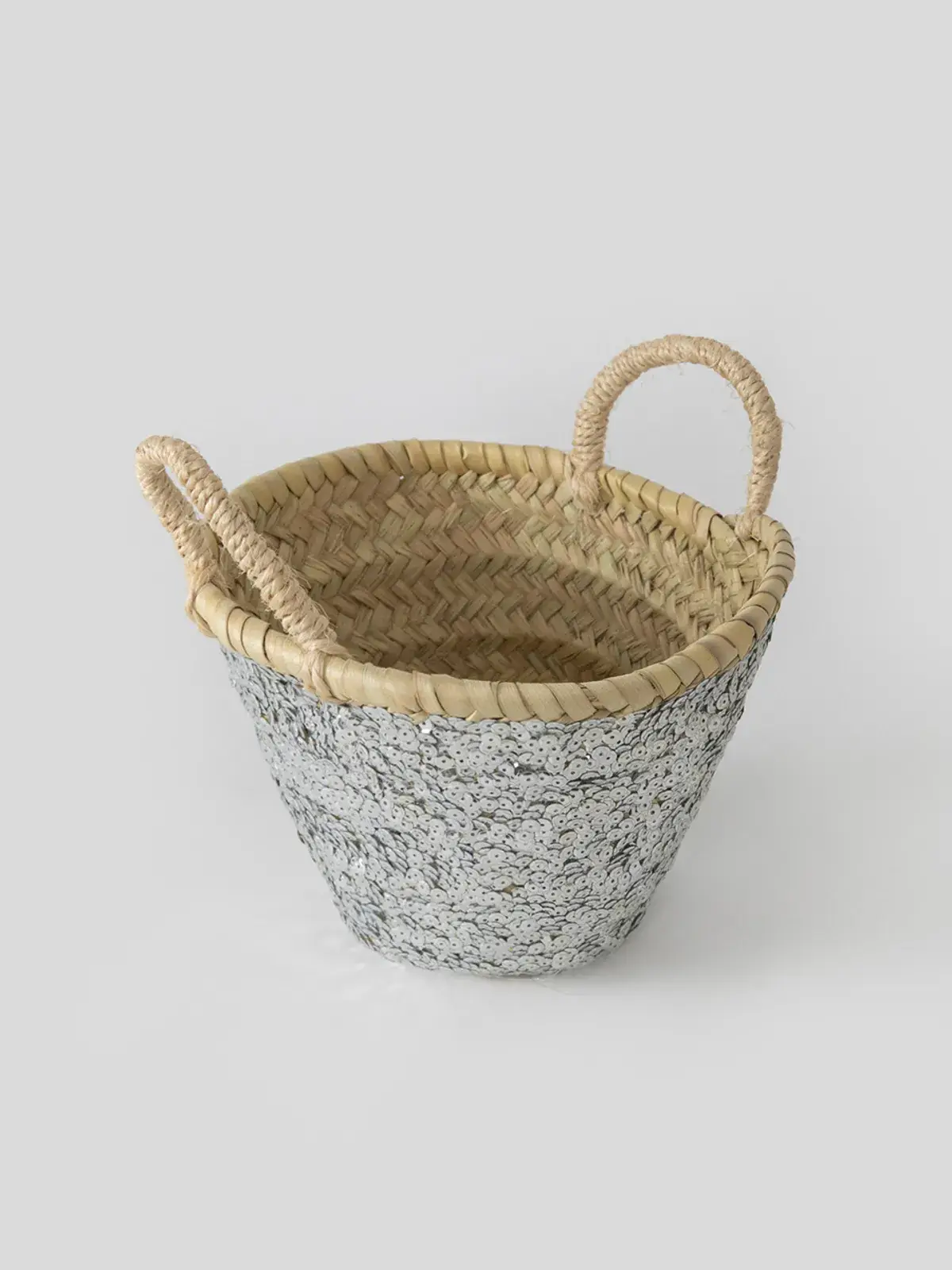 High crafty – wholesale Basket – Kids & baby – Small Glitter Basket for Children – Handmade Wicker 4