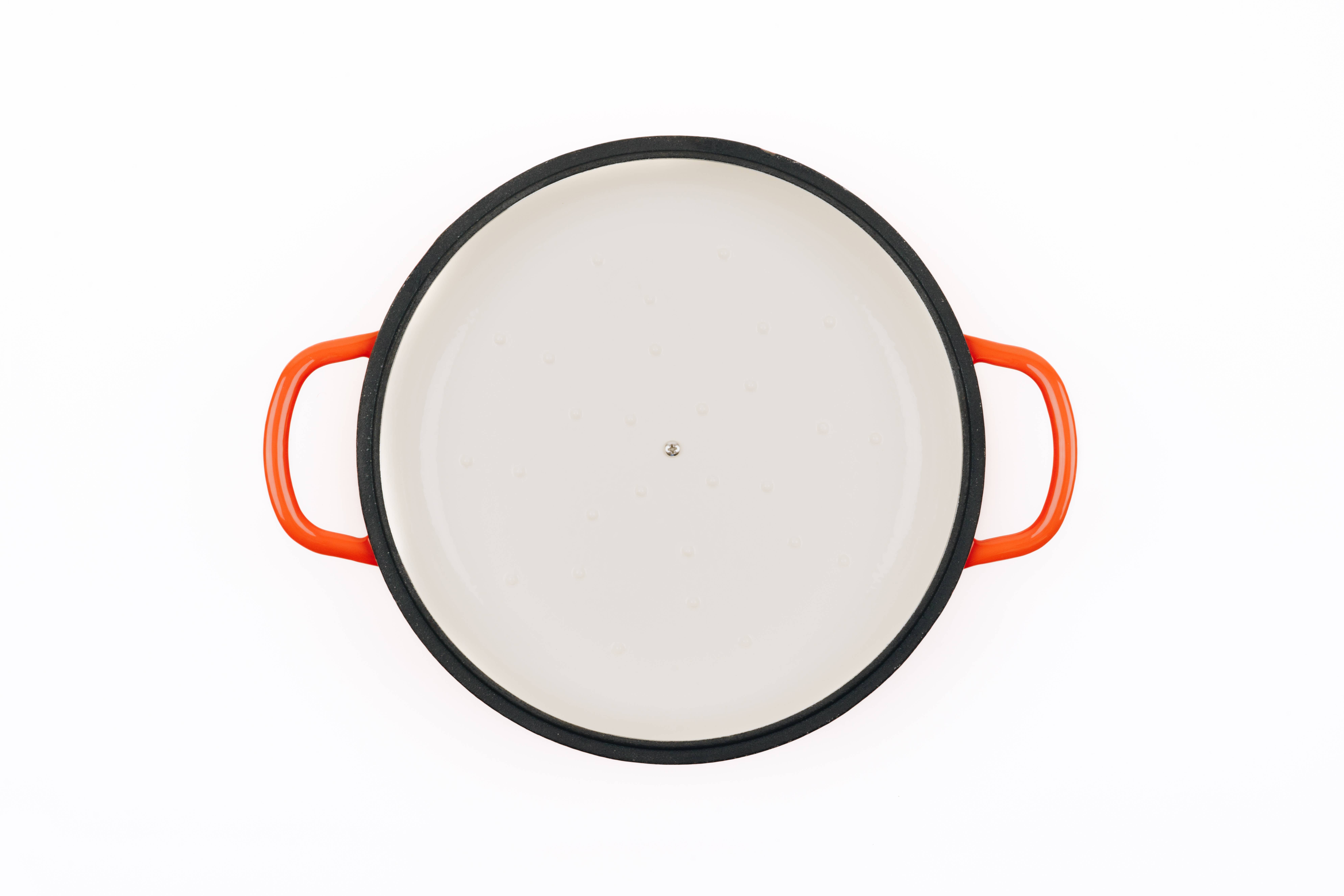Lätt Home - Wholesale Cooking Pot - LOW ROUND COCOTTE LATT 30x6 CM - 3.2 L - ORANGE3