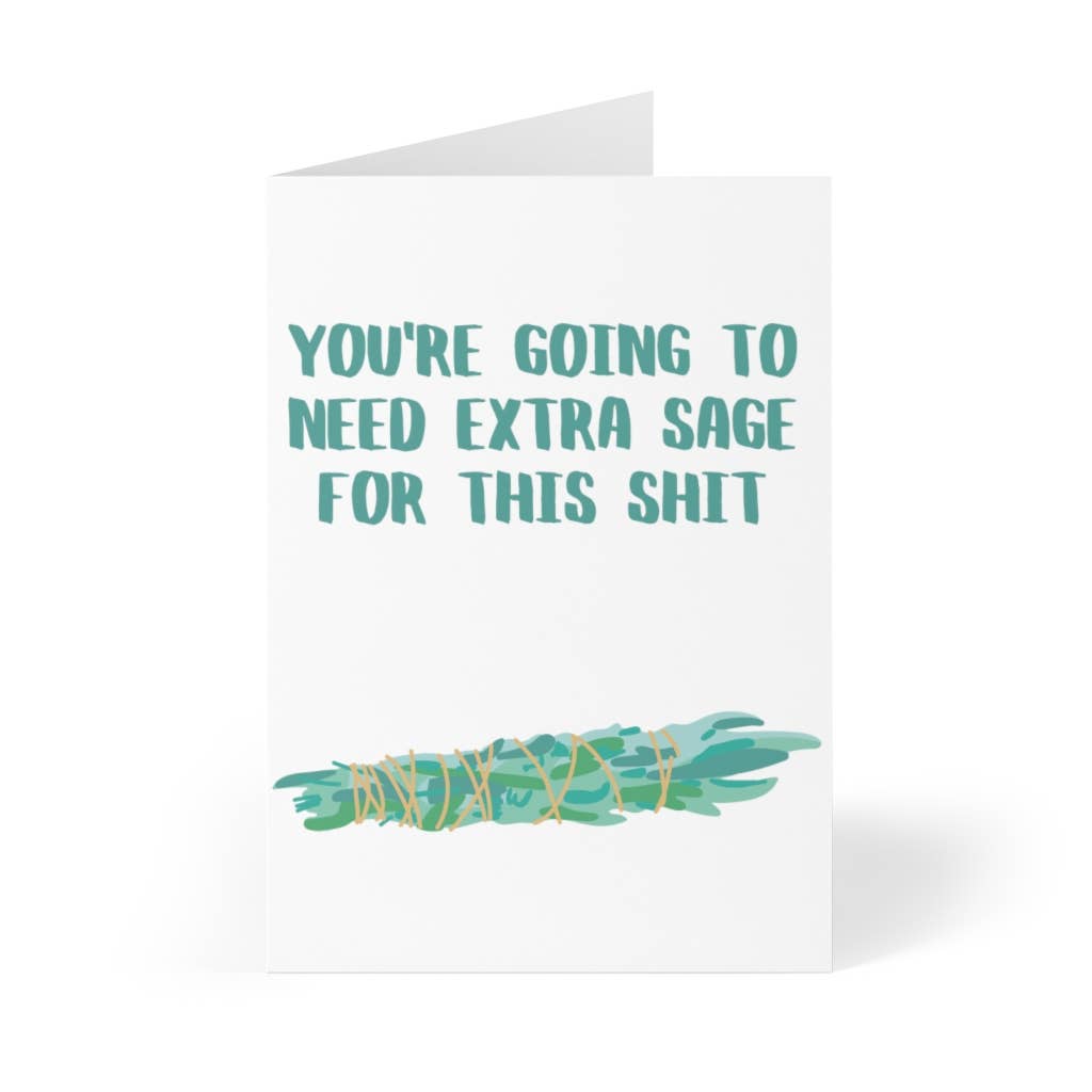 R is for Robo - Wholesale Sympathy Card - Sage Funny Sympathy Card Sassy Encouragement Card Snarky1